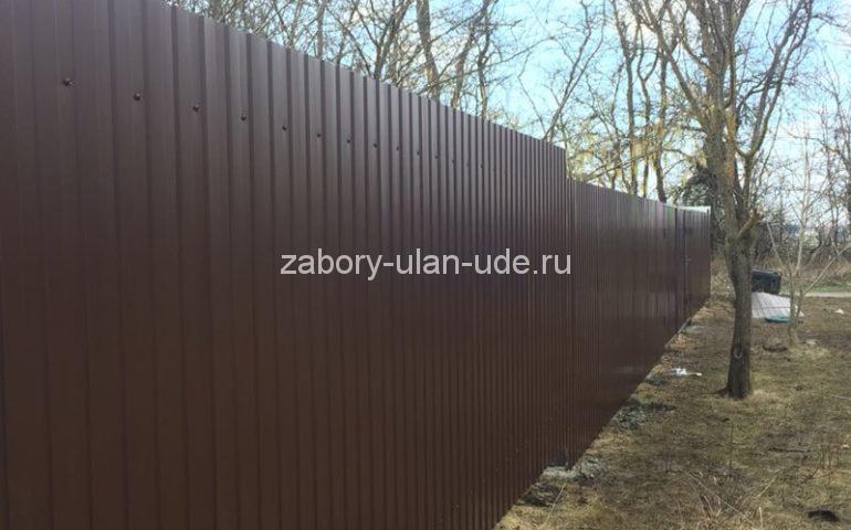 забор из профлиста в Улан-Удэ